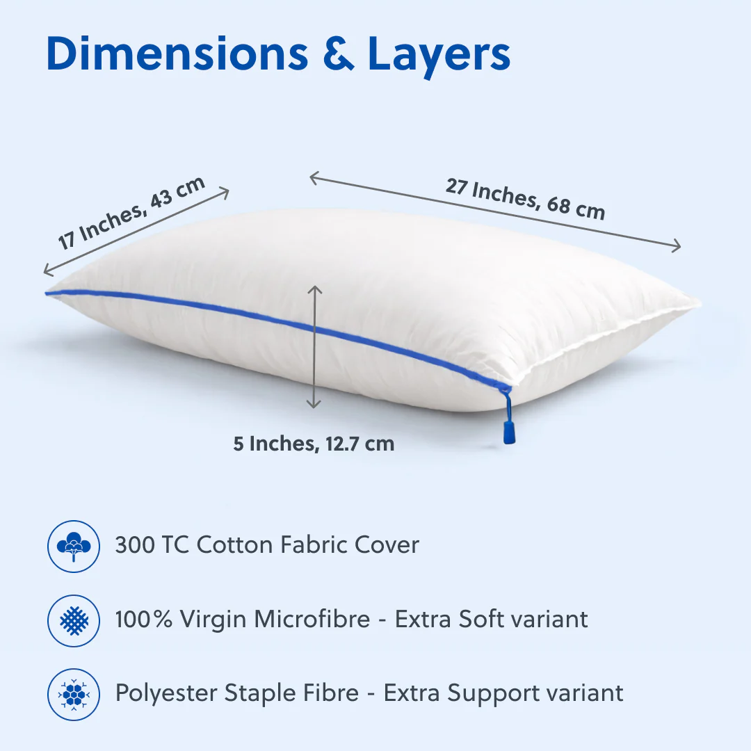 Flo Adjustable Pillow (Fibre) - Image 14