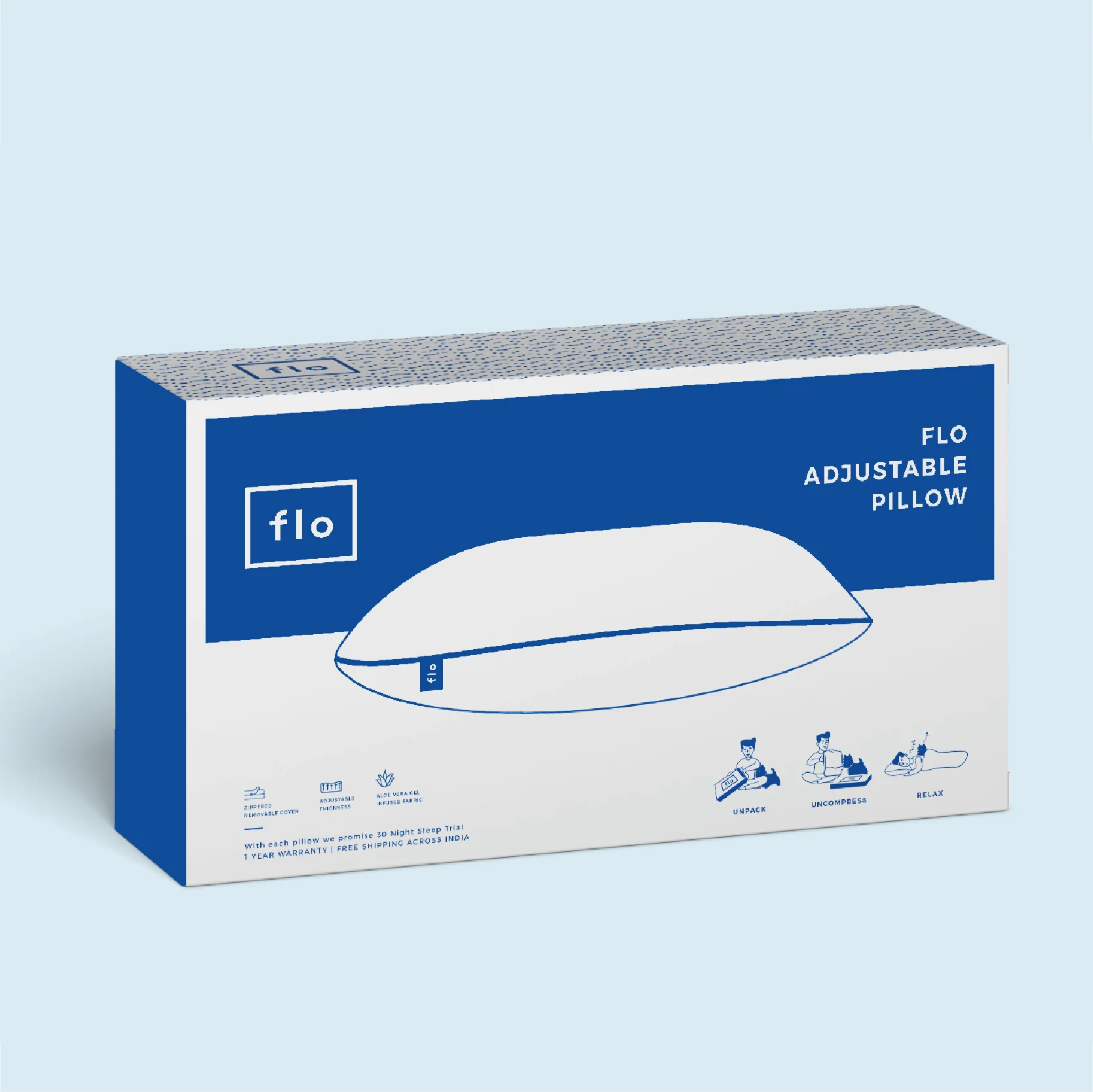 Flo Adjustable Pillow (Fibre) - Image 8