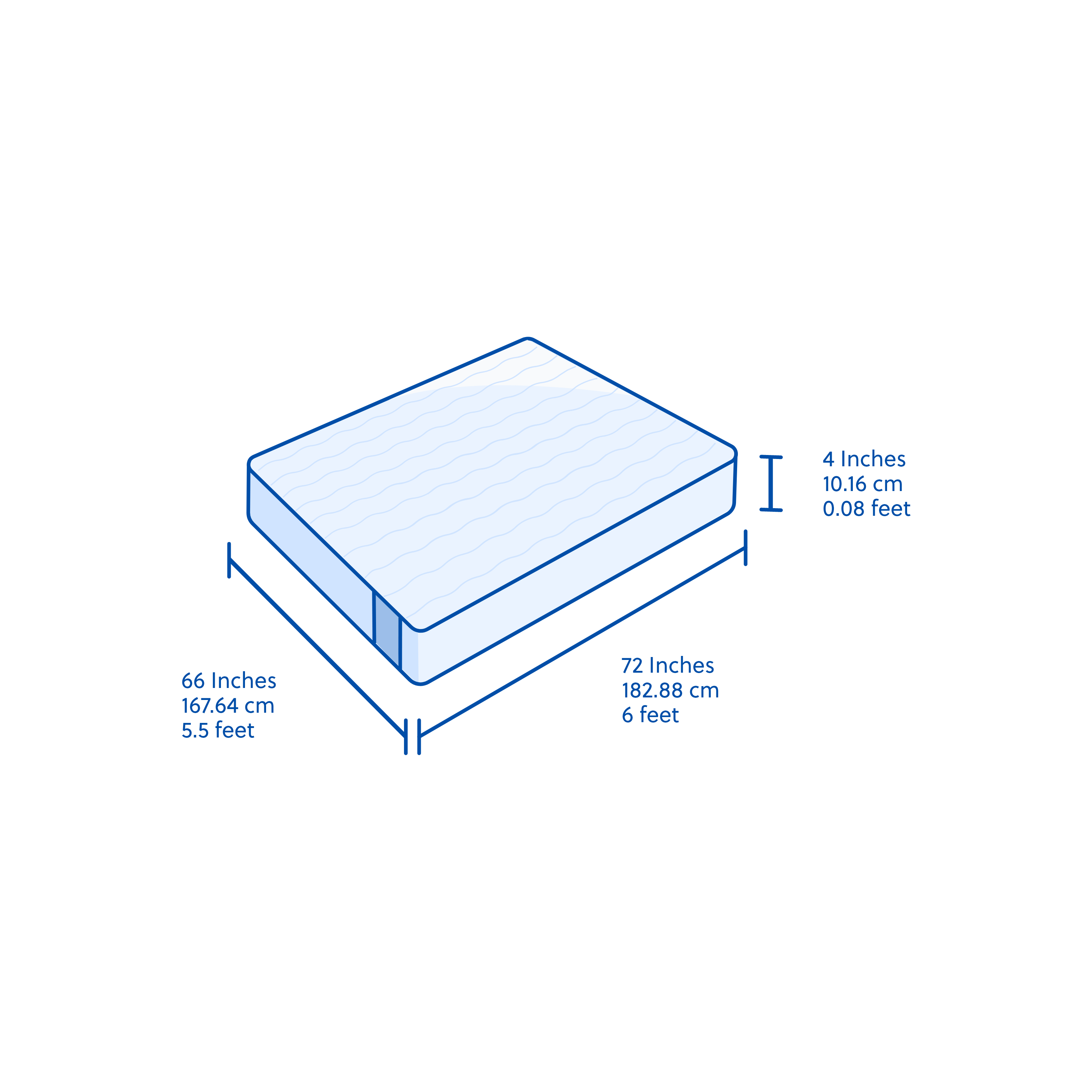 Flo mattress 4inch Ortho - Image 73