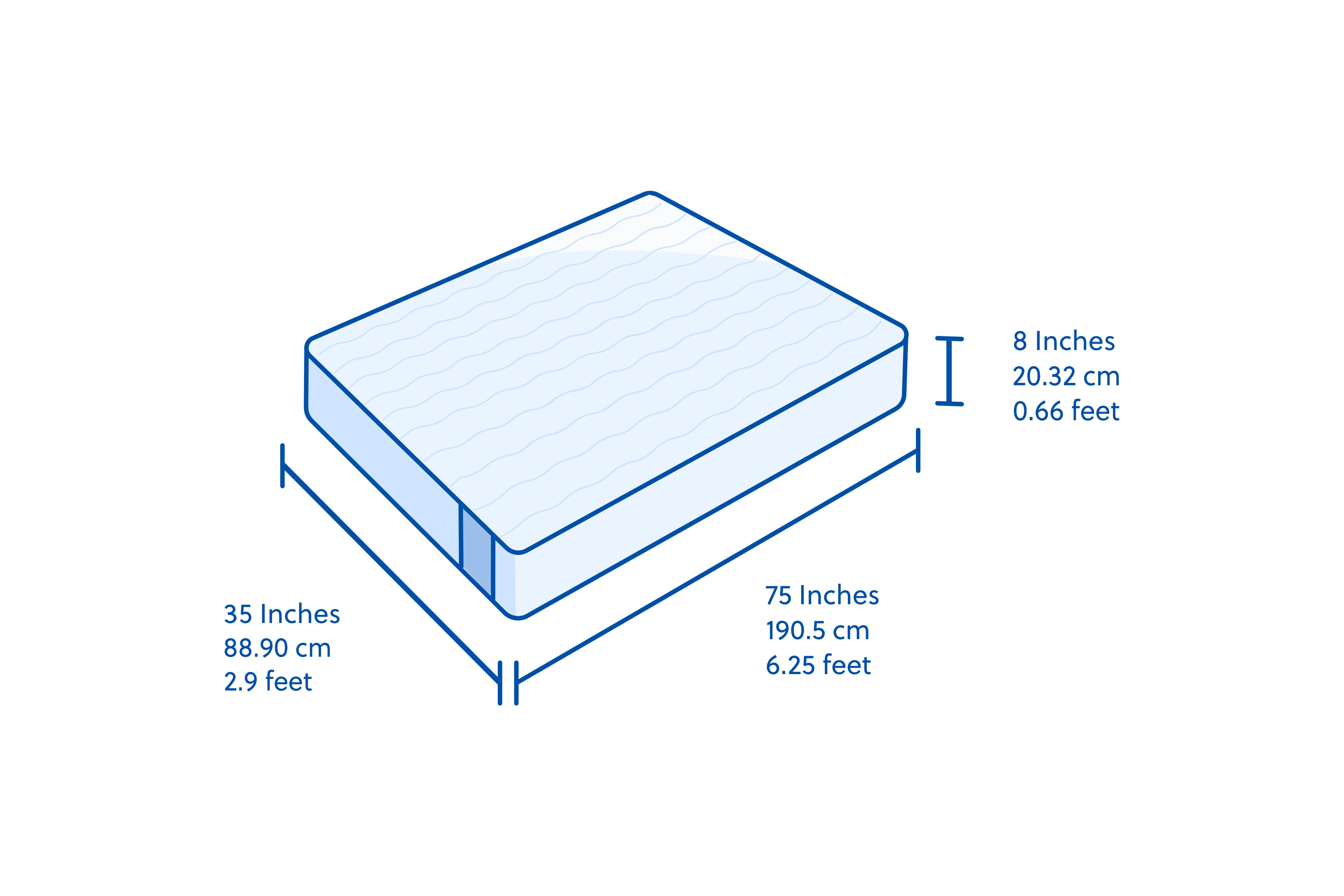 Flo mattress 8inch Ortho - Image 73